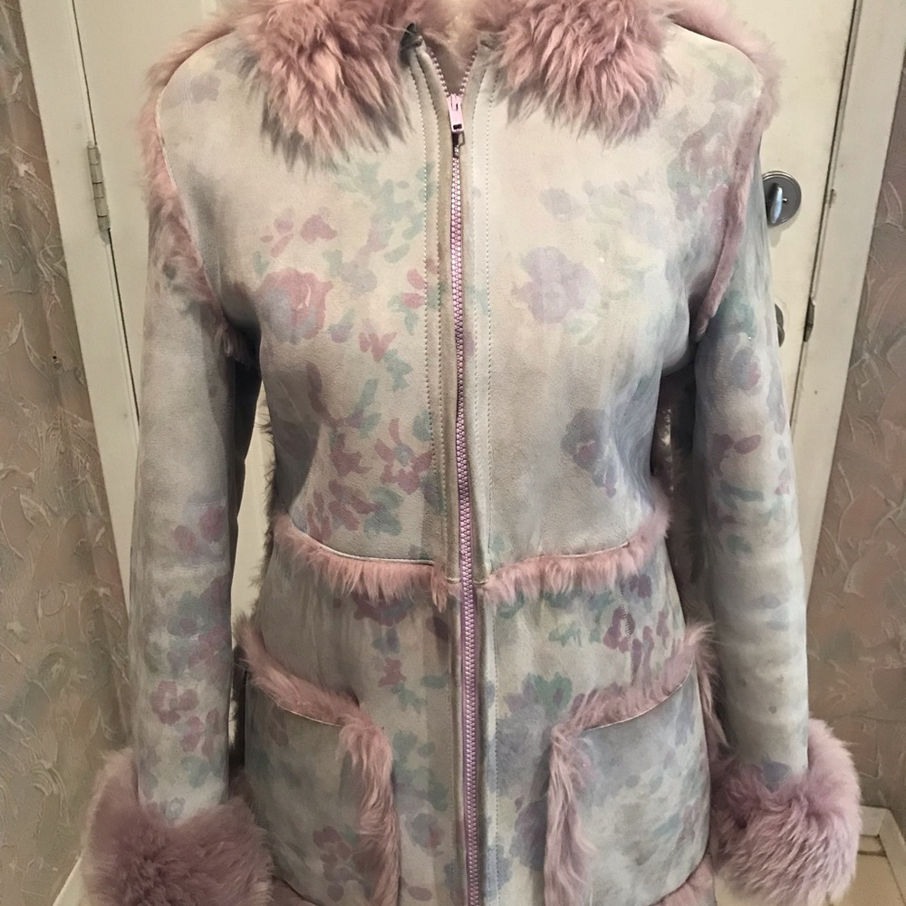 Moschino cheapandchic genuine shearling jacket